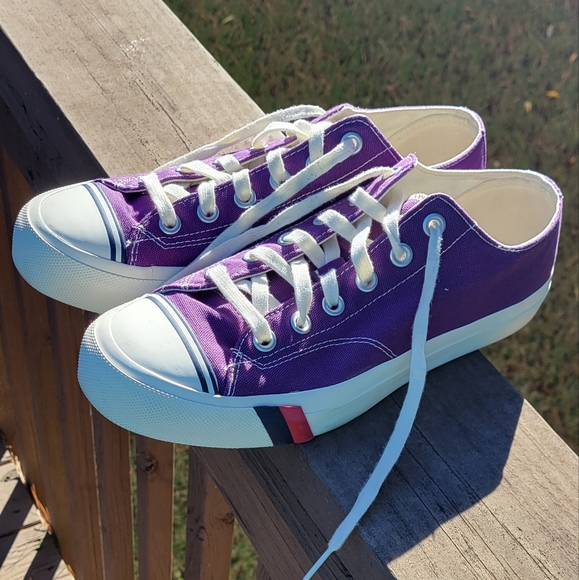 Pro Keds Royal Lo Classic Canvas Shoes Purple - Men’s Size 9 Women Size 11 - Picture 9 of 16